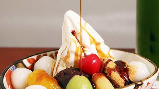 白玉クリームあんみつ