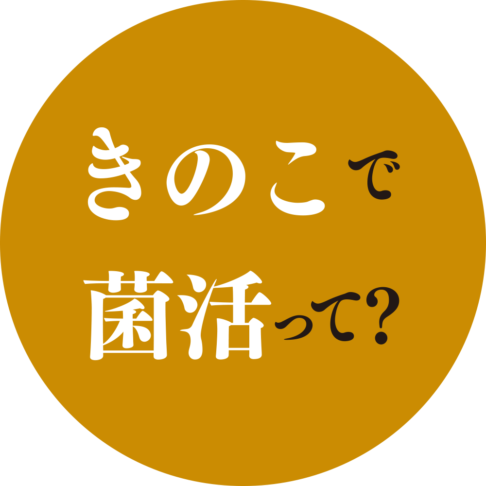 きのこで菌活って？