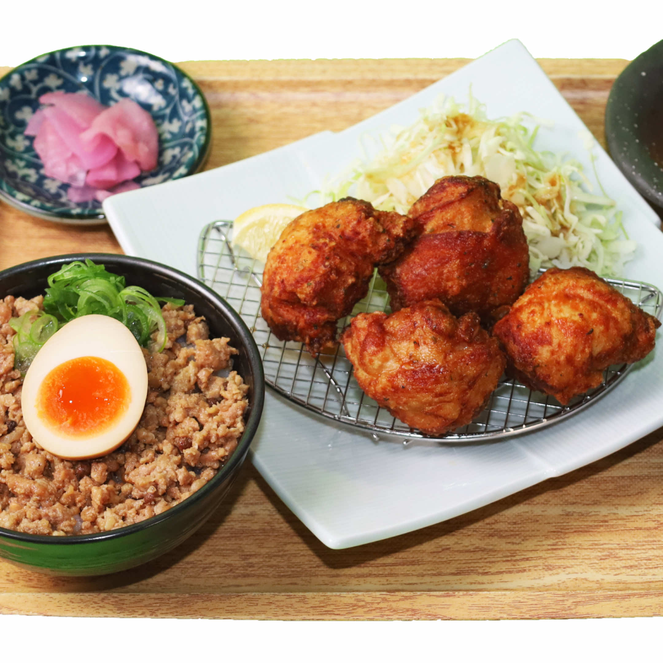 大山どり唐揚げ 選べるミニ丼定食