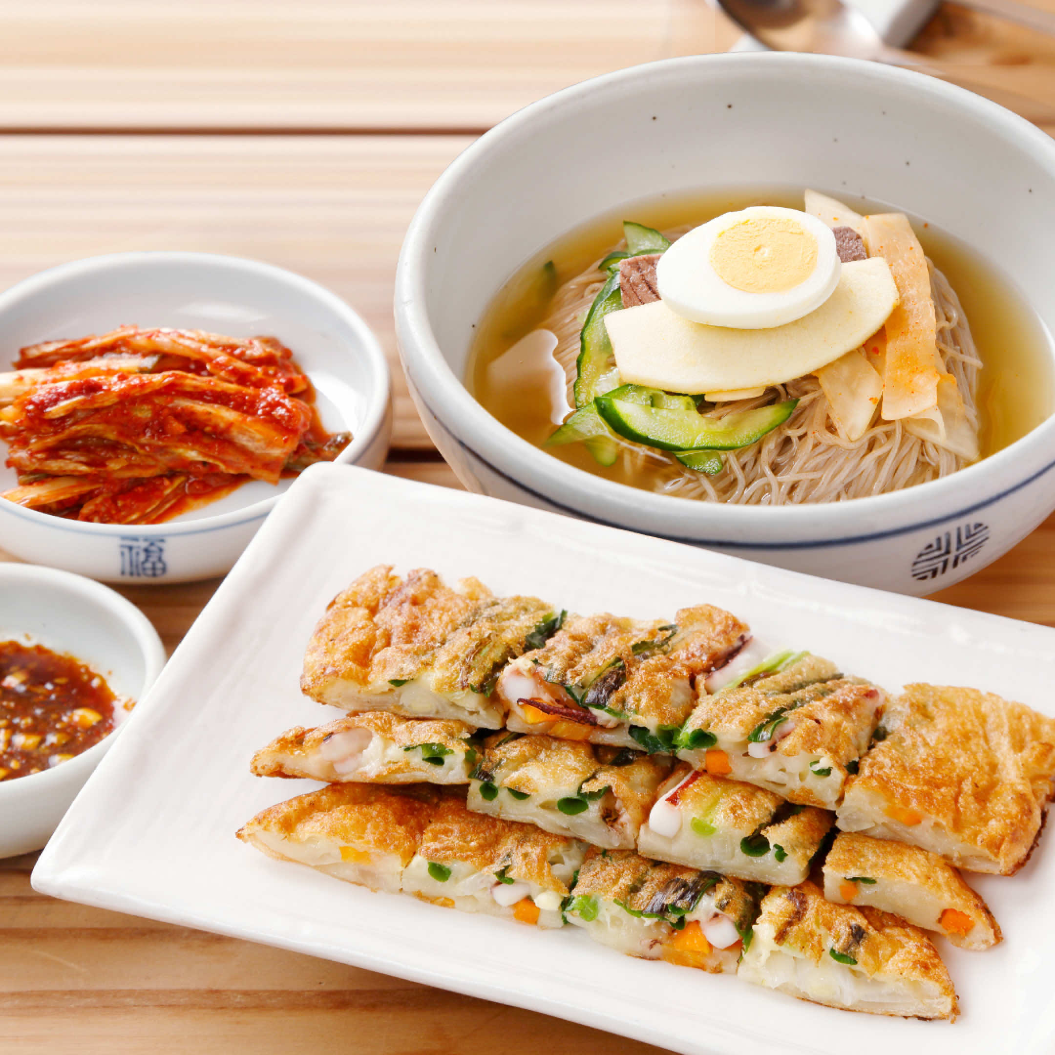 水冷麺＆チヂミセット
