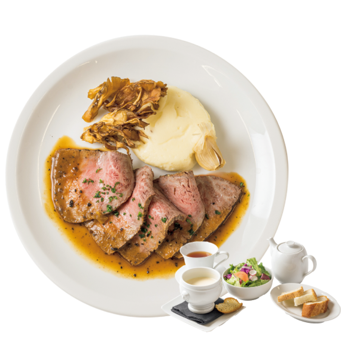 フォション ル・カフェ 常陸牛のローストビーフ トリュフソース画像