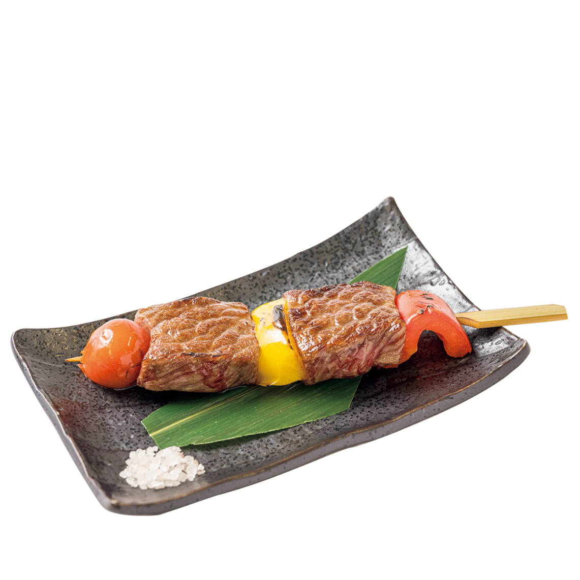 鶏匠 はしぐち 常陸牛ロースと彩り野菜串画像