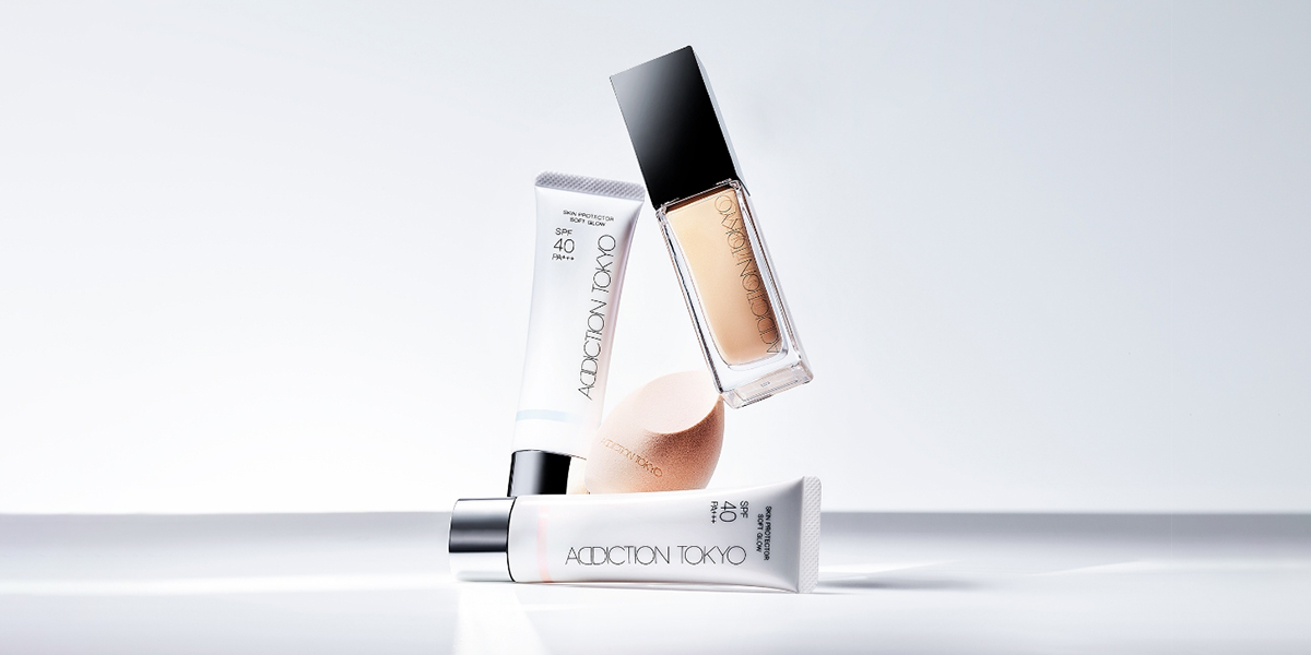 アディクションの旬顔ベースメイクでツヤも透明感も立体感も自在にコントロール