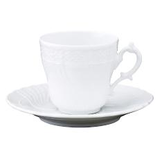 ベッキオジノリホワイト　コーヒーカップ＆ソーサーL