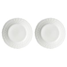 ベッキオジノリホワイト　プレート17cmペア
