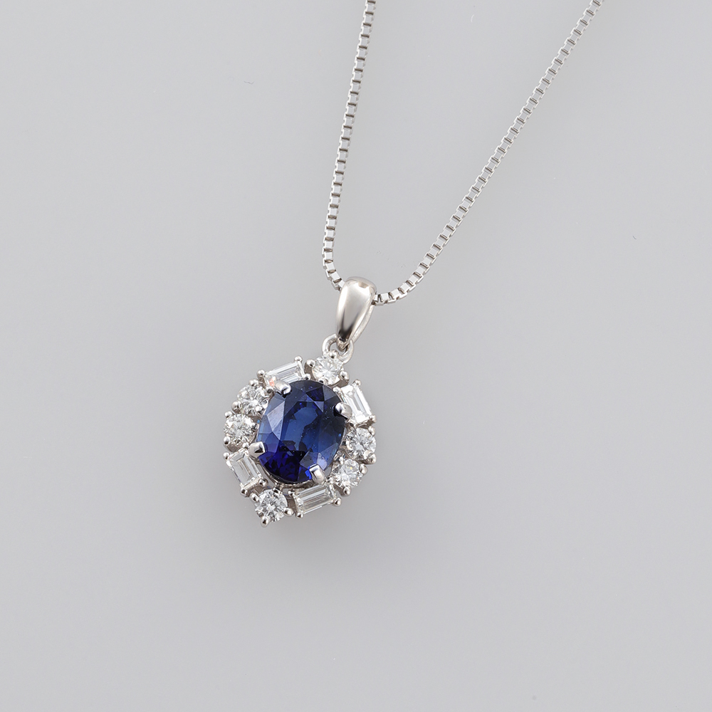 天然 ロイヤルブルーサファイア ダイヤ  ペンダントトップ1.28ct ¥