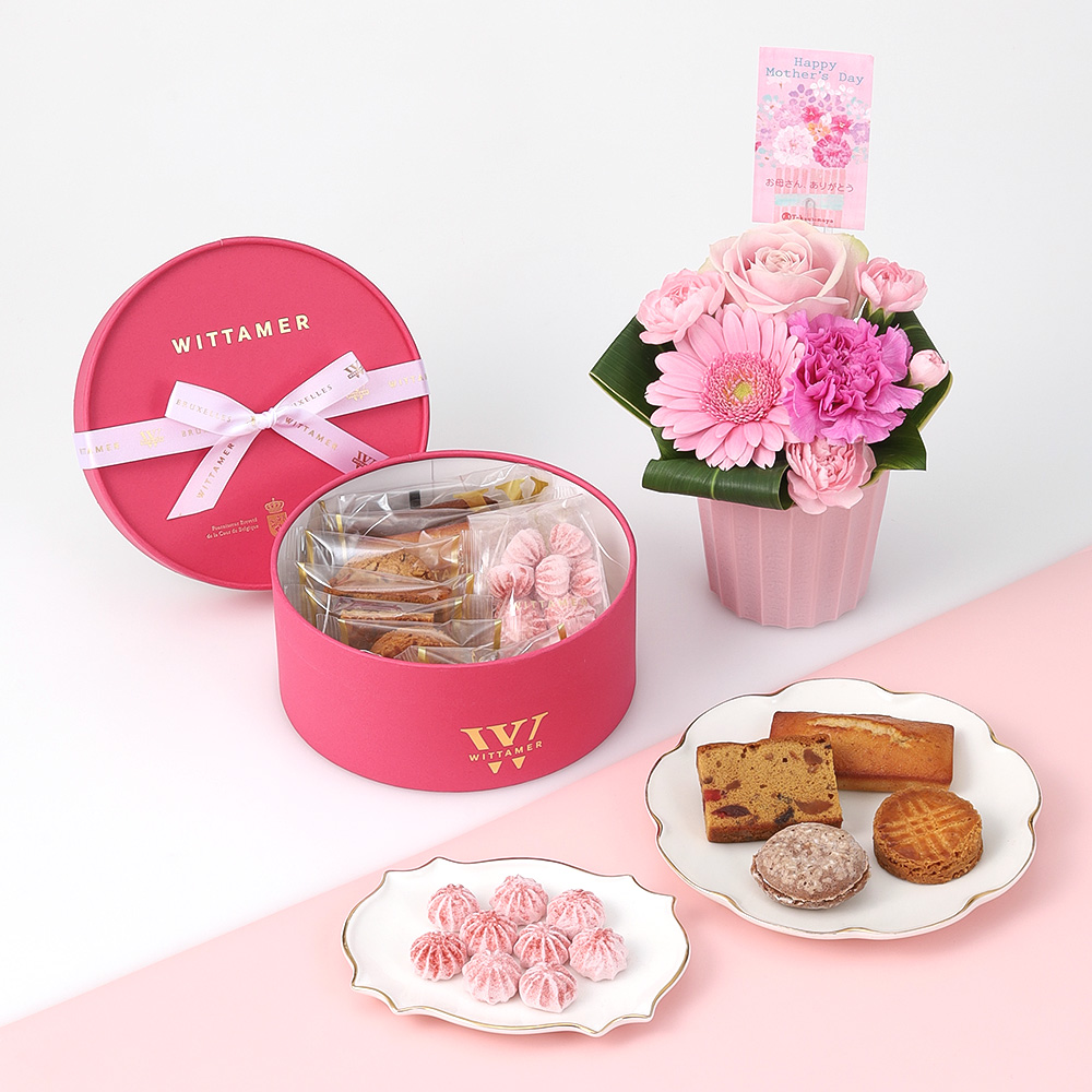 【母の日】アレンジ＆ヴィタメールアプレ・デリス8個