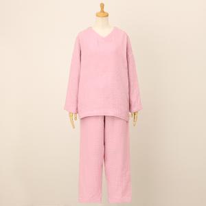 マシュマロガーゼ パイピング レディースパジャマ ホワイト | 商品詳細