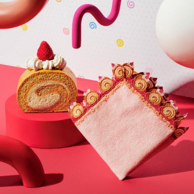 シーズンタオルハンカチ ロールケーキ