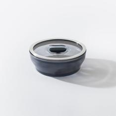 Anyday 浅型ディッシュ 18cm ブラック