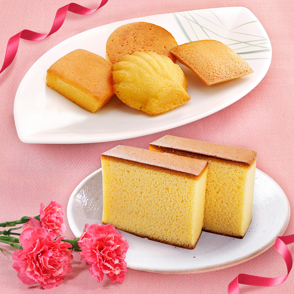 【母の日】母の日カステラ・焼き菓子セット