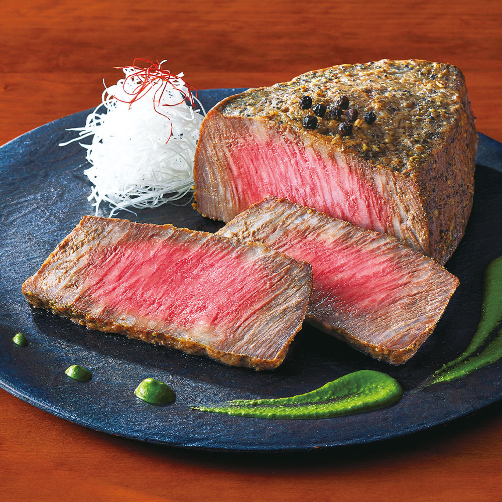 近江牛糀仕込みローストビーフ・山椒ソース