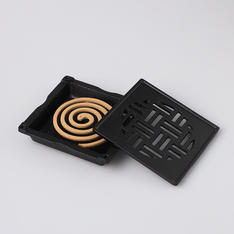 くわな鋳物　蚊やり器　籠