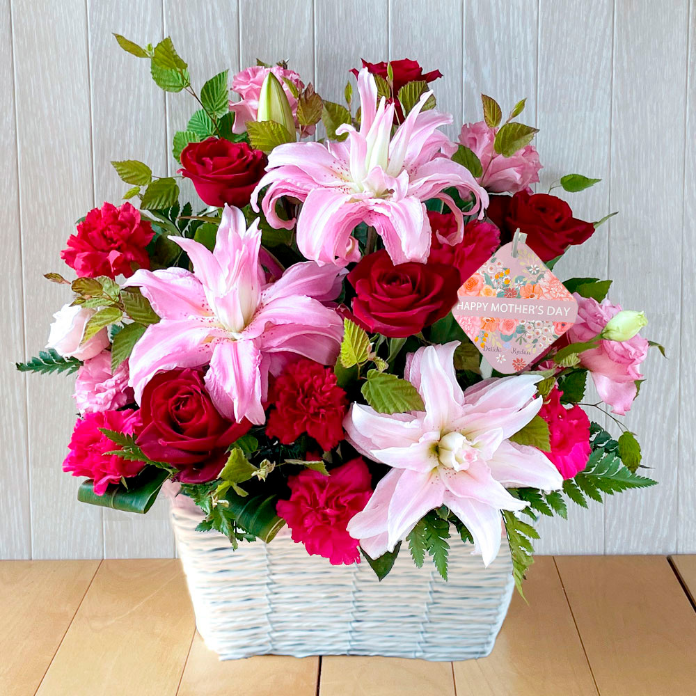 【母の日】生花アレンジメント『ジェナ』