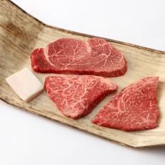 国内産黒毛和牛 ステーキ用（ヒレ100g・もも70g×2枚）