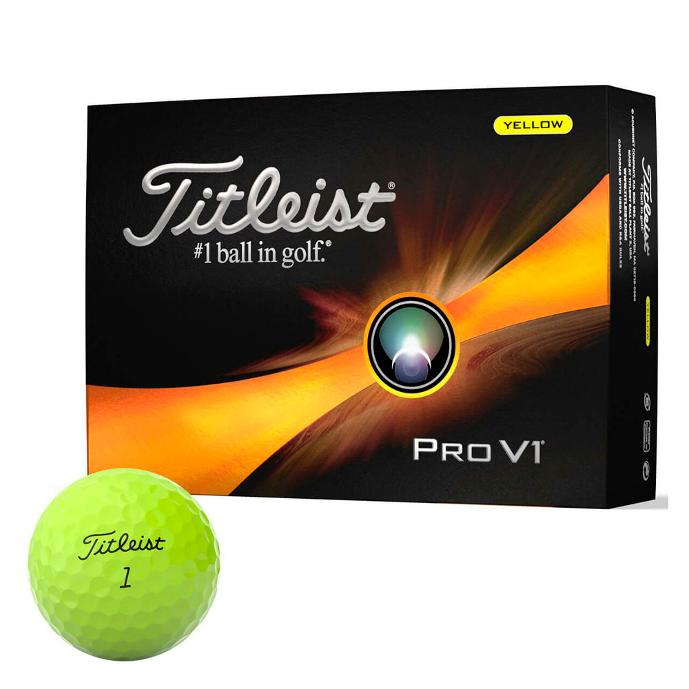 プロV1 2023年モデル ゴルフボール 1ダース（12球入り） イエロー