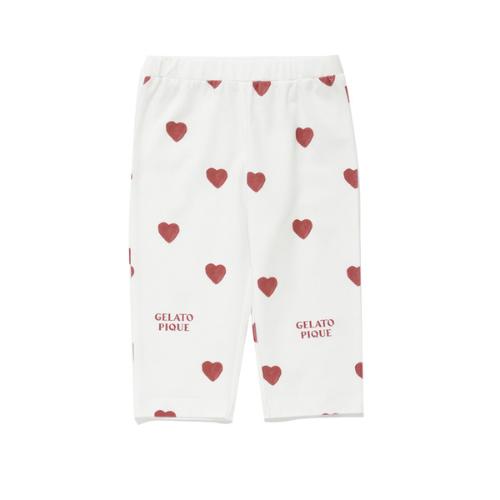 ［BABY］ハート柄ロングパンツ