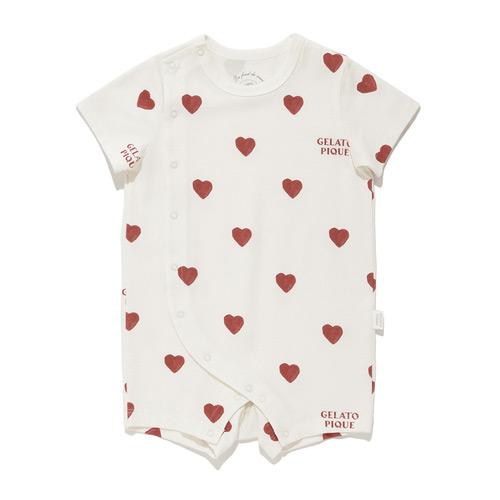 ［BABY］ハート柄ロンパース 70→80cm