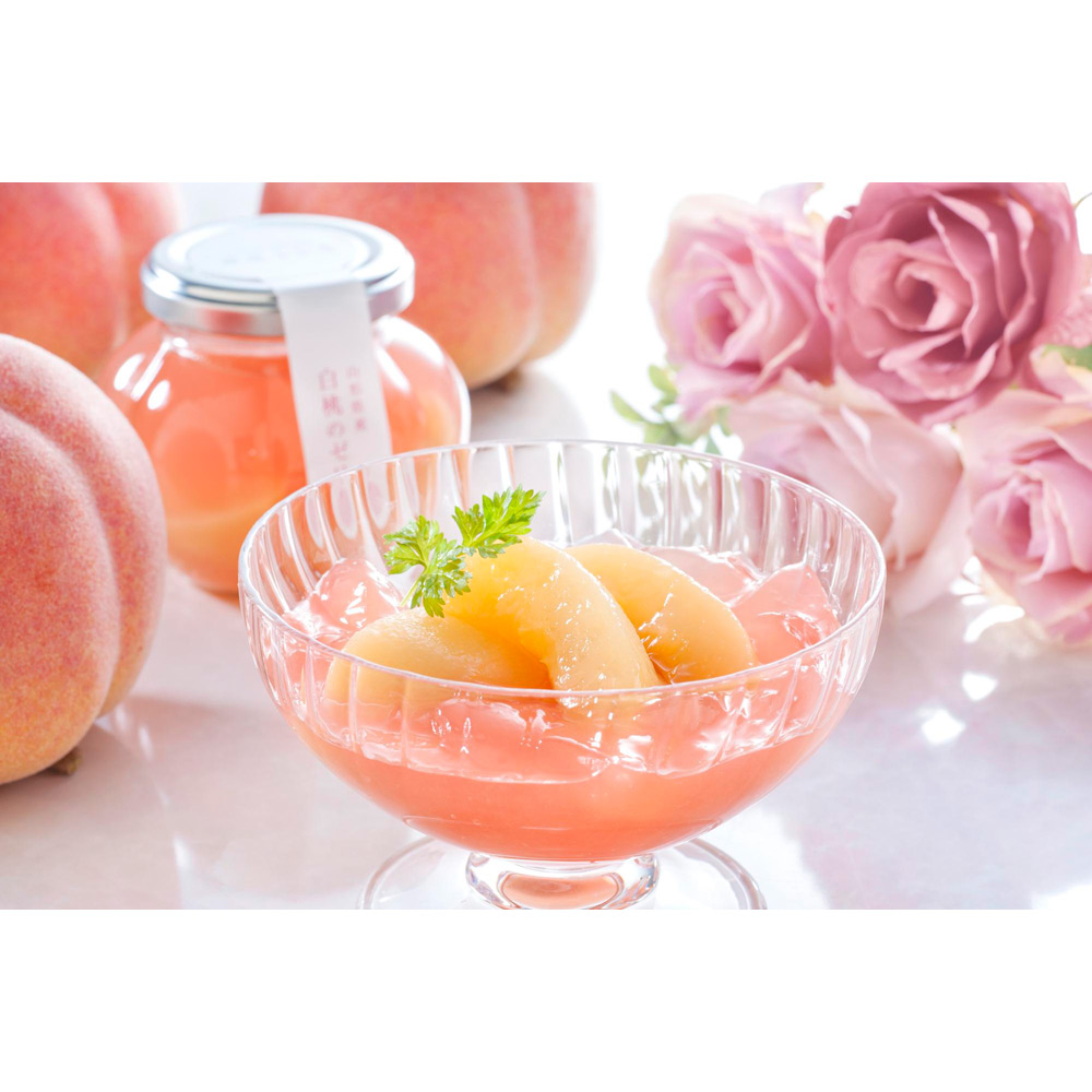 【母の日】銀座トトキ監修　山形県産白桃のゼリー