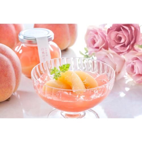 【母の日】銀座トトキ監修　山形県産白桃のゼリー