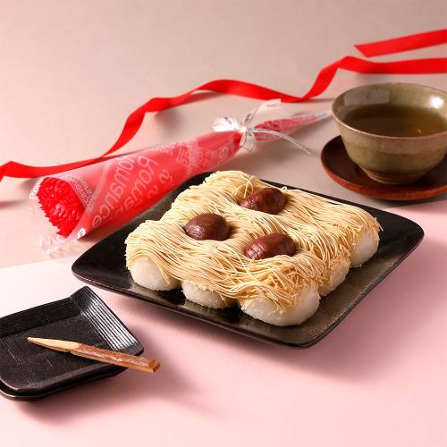 【母の日】栗松利＆カーネーション付き（造花）