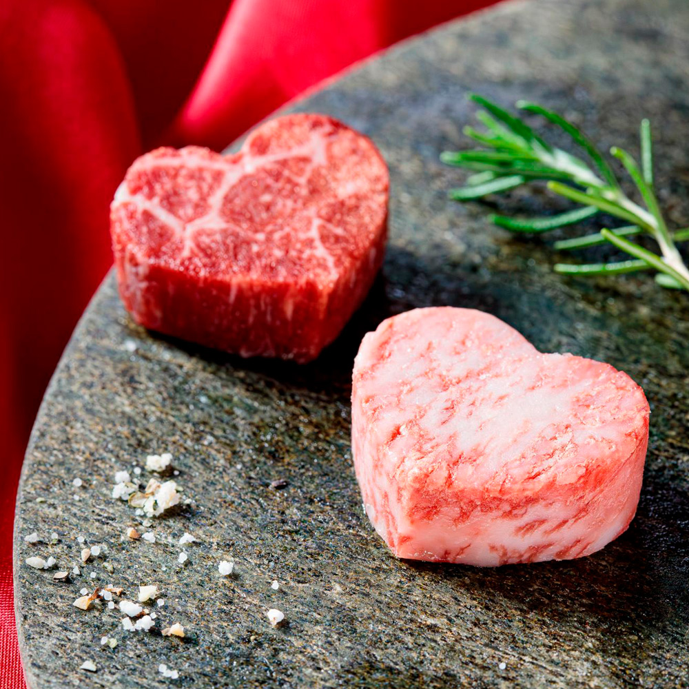 【母の日】ハート型黒毛和牛ステーキ