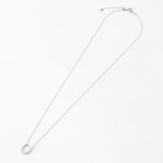 純プラチナ ダイヤ馬蹄ペンダント