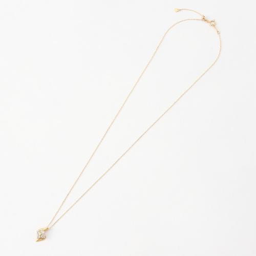 純金 計0．4ctダイヤペンダント