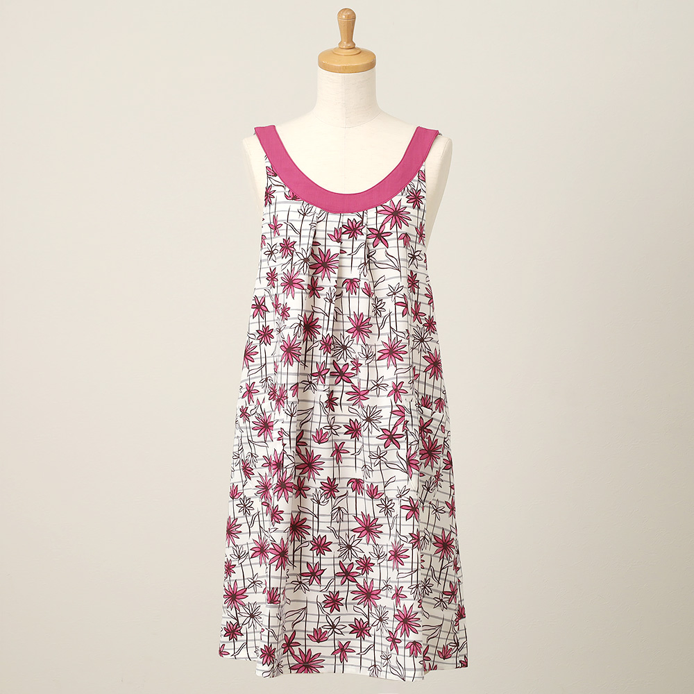 【母の日】エプロン シビラ レジェンダ（ピンク／ブラック）