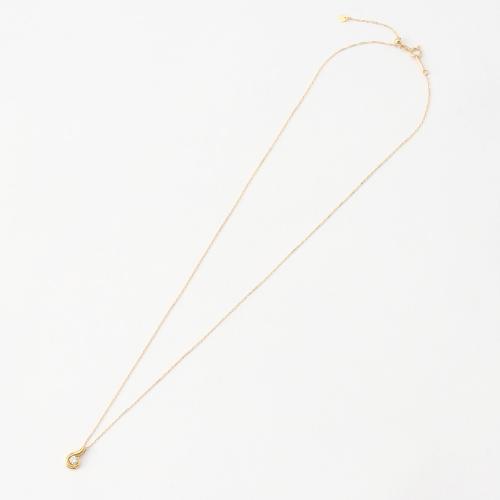 純金 0．1ctダイヤペンダント