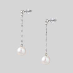 アコヤ真珠8mmスイングピアス