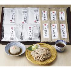 〈大阪・源氏蕎麦〉常陸秋そばの十割蕎麦・そばがきセット