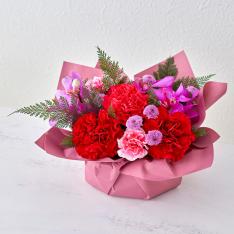 【母の日】生花　アレンジ「花てまり」