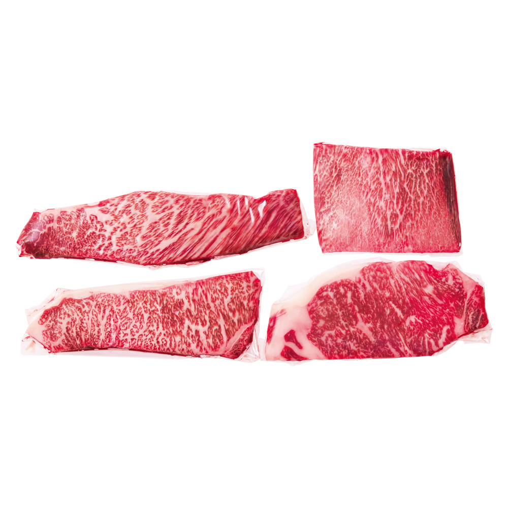 〈京都 京中〉京中式熟成牛肉　ロース・ザブトンステーキ