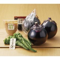 【収穫状況に応じ、順次発送予定】〈京都・とり市老舗〉京賀茂なすと万願寺甘とう詰合せ