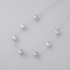 アコヤ真珠ステーションネックレス