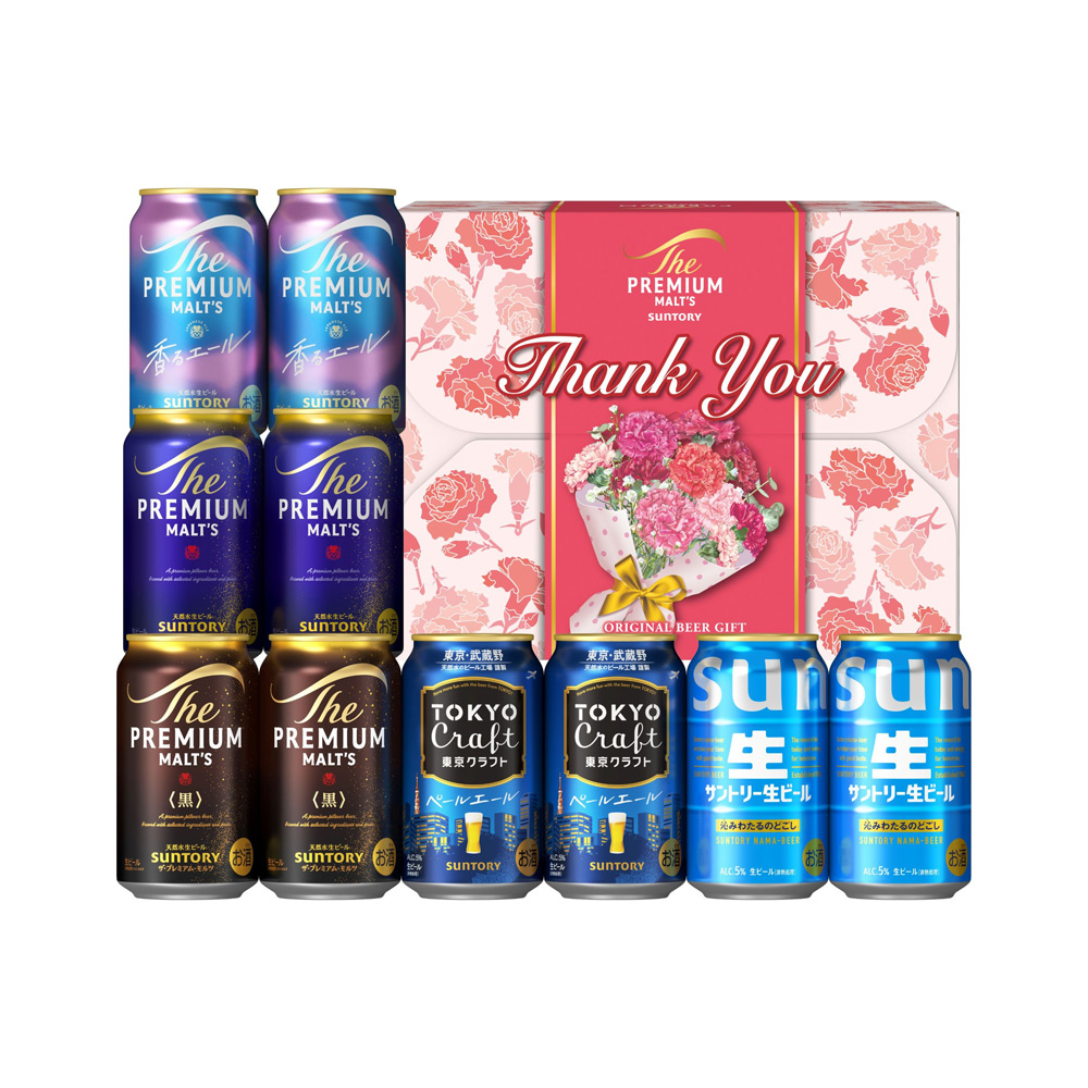 【母の日】母の日ギフト　サントリービール5種セット