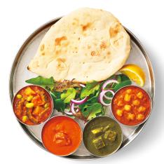 インドカレー4種とナーンのセット