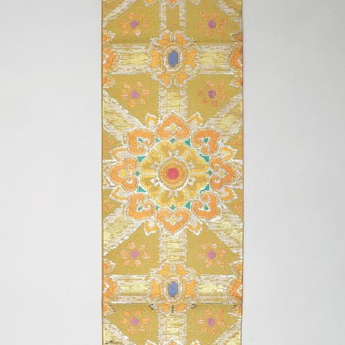 袋帯 「小蜀紅文錦」金糸経（未仕立て品）