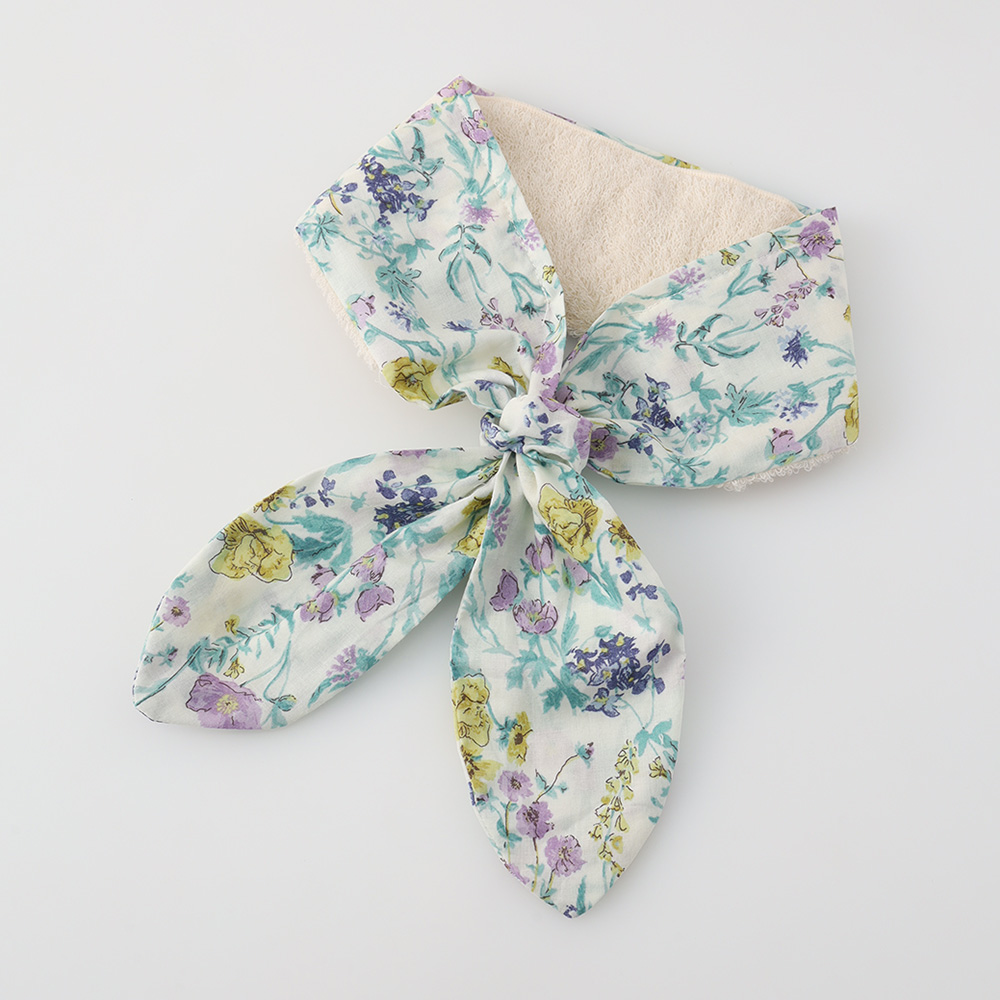 【母の日】冷んやりシート付今治タオルマフラー　グレース（パープル・オレンジ）