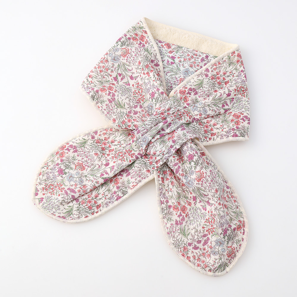 冷んやりシート付今治タオルマフラー　フリージア