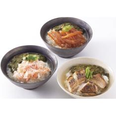 〈鳥取 元気亭ぐる~ぷ〉境港の味 出汁茶漬け(あかもく入)4種6点