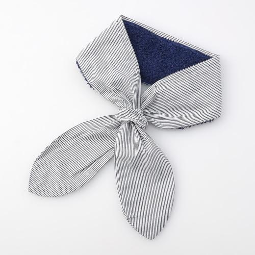 冷んやりシート付今治タオルマフラー　コードストライプ