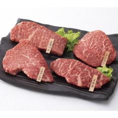 〈みらいグローバルファーム〉黒毛和牛ステーキ食べ比べセット