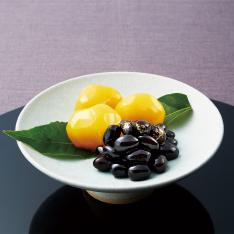 丹波黒大豆煮豆と栗甘露煮詰合せ （W963）389633