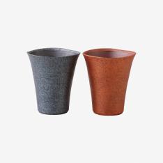 ＜波佐見焼＞銅器彩 ゴブレットペア