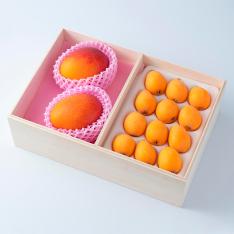 【母の日】旬のフルーツセットH02（木箱）