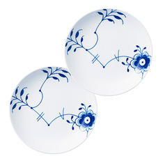 ブルーフルーテッド メガ ディーププレート ペア