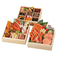 松葉がに紅ずわいがにおせち 三段重（W545）385450