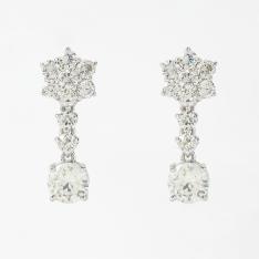 SVキュービックジルコニアイヤリング